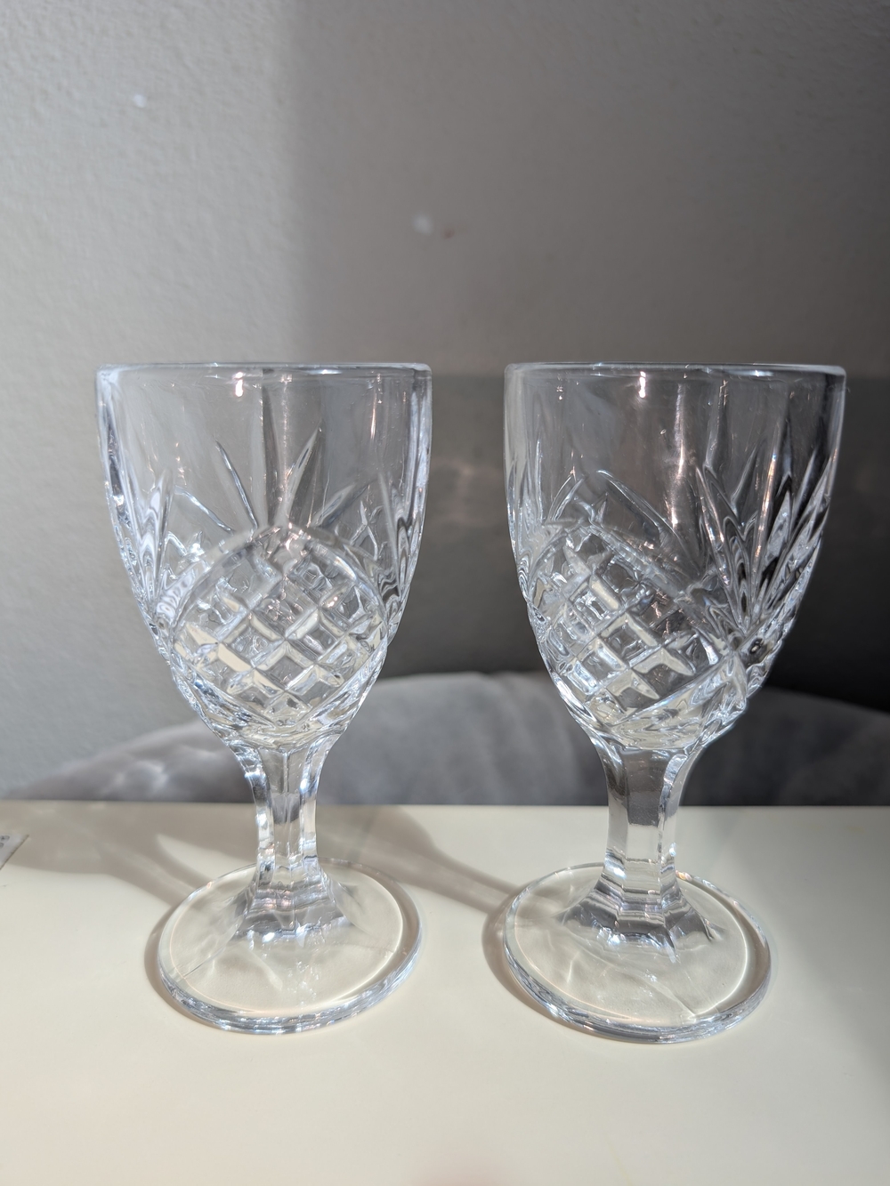 Godinger Dublin Crystal Cordial Glass Set Of Two